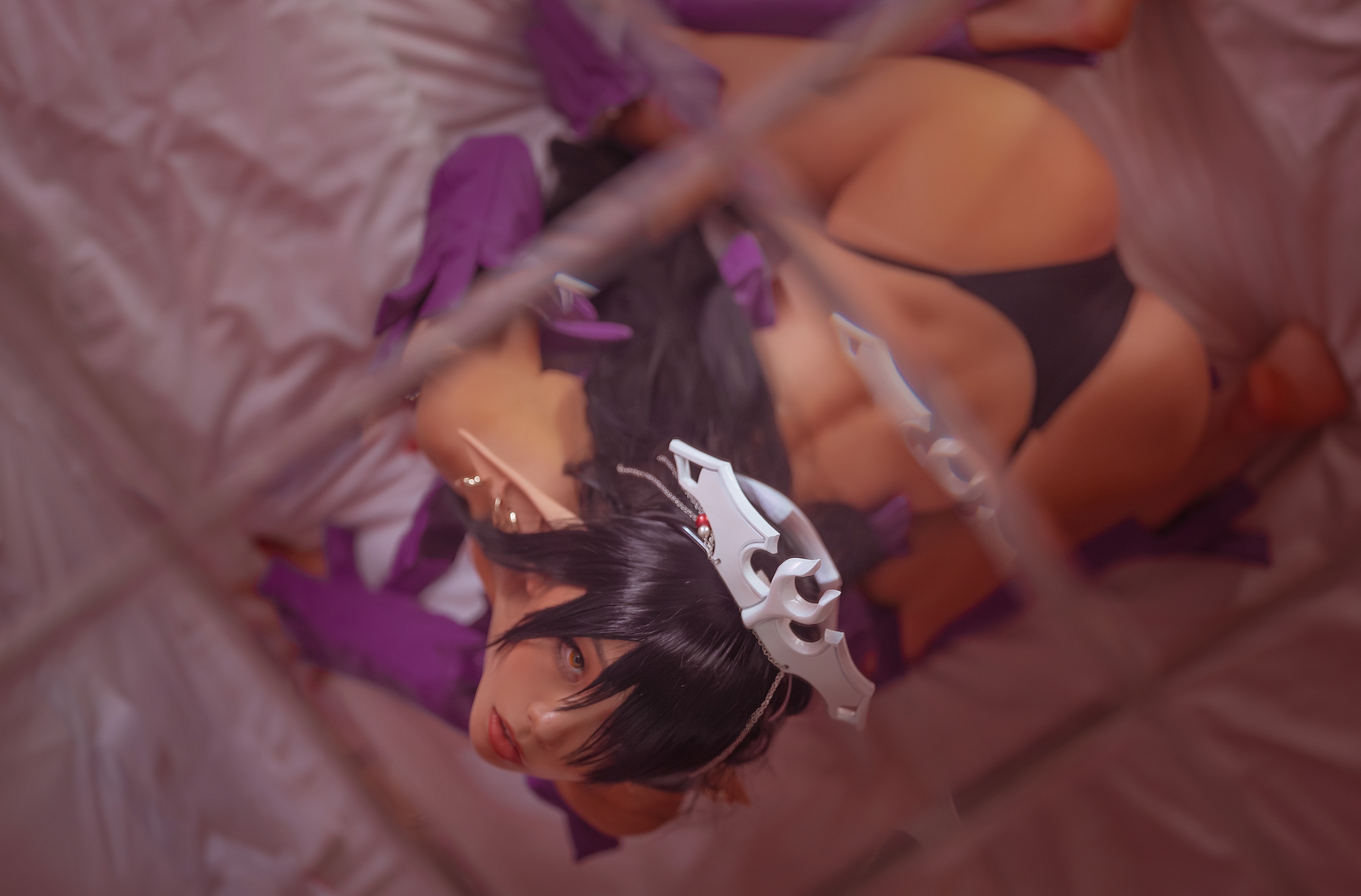 图片[1]-水淼Aqua – NO.002 黒獣 黑精灵女王 [31P]-XikXak
